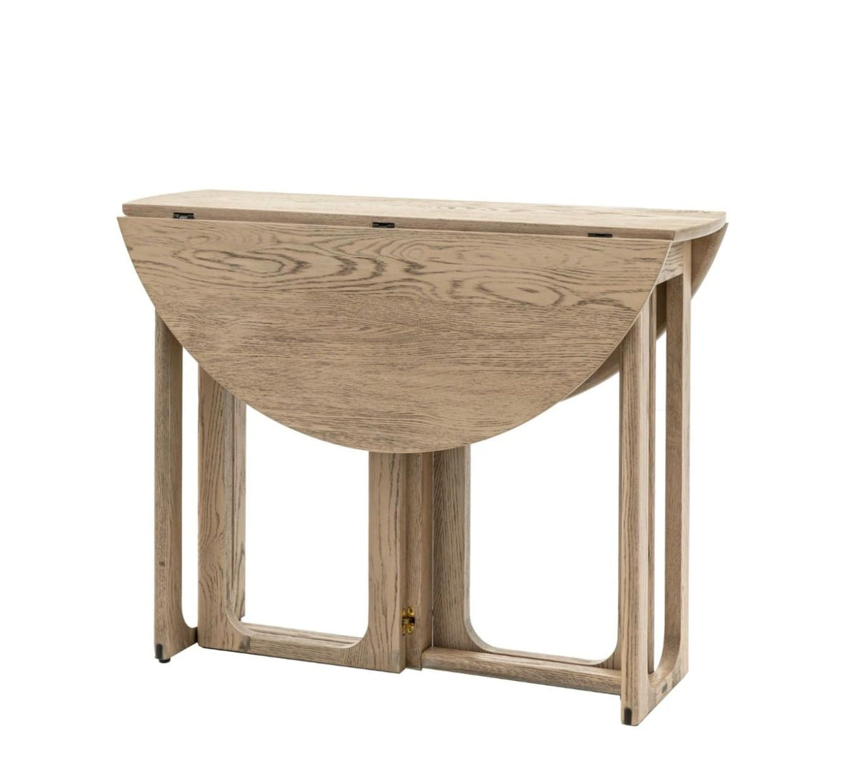 Nordia Folding Dining Table in Smoked - 100cm