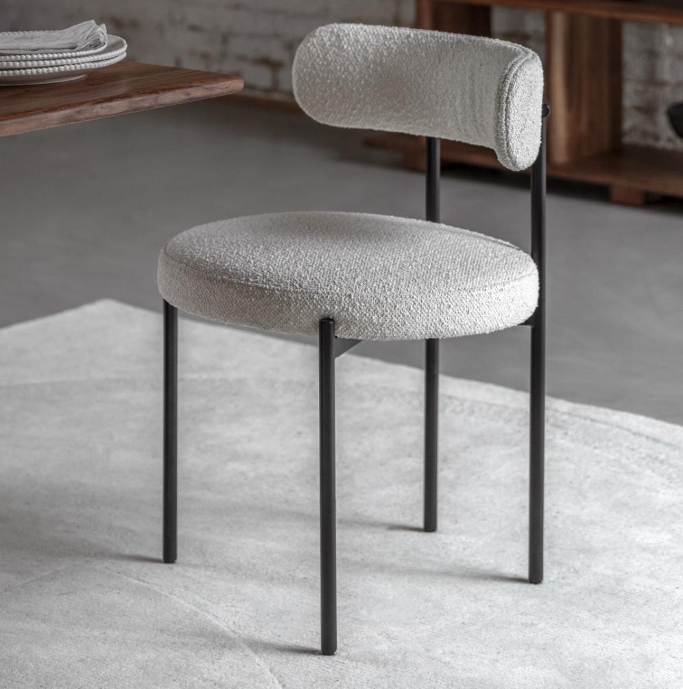 Avey Dining Chair in Vanilla - Set of 2