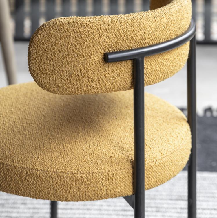 Avey Dining Chair in Ochre