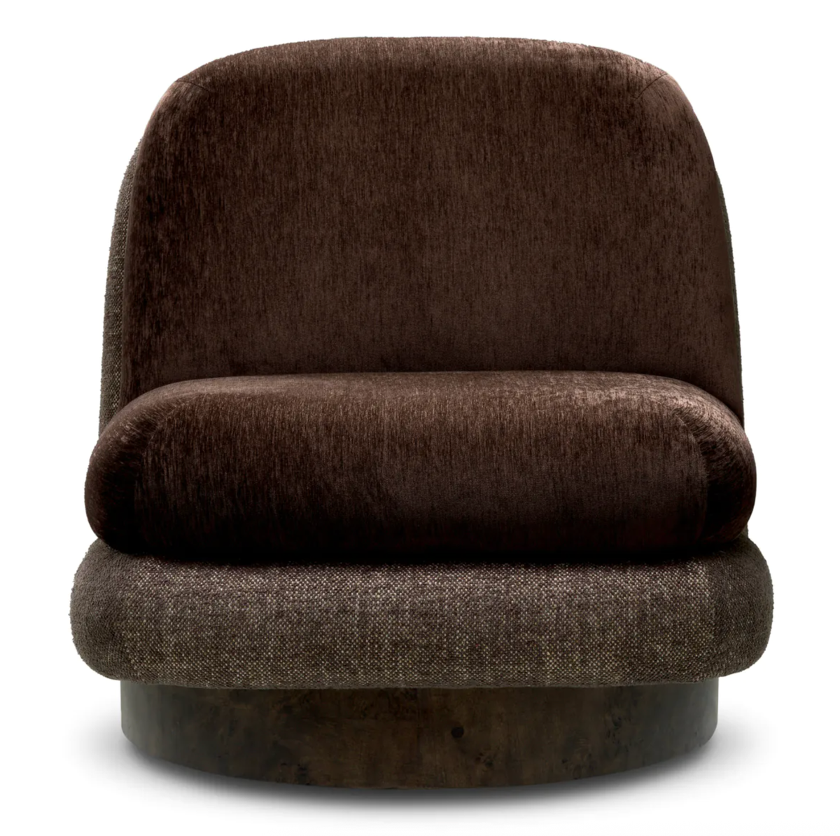 Swivel Chair Galiano in Brown