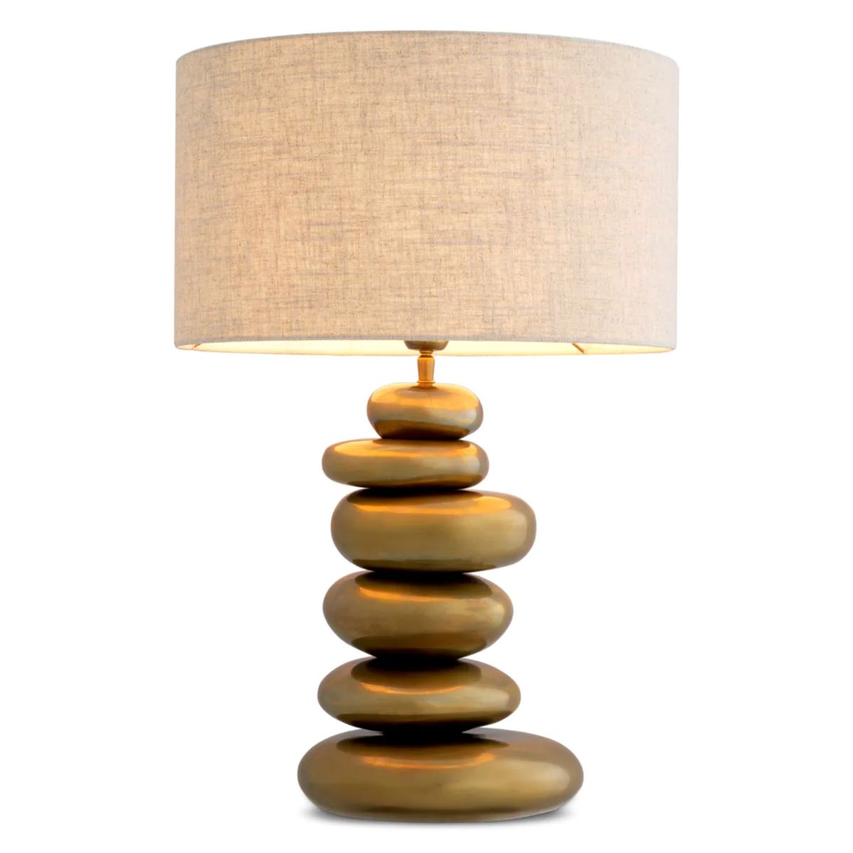 Table Lamp Kallisto in Vintage Brass