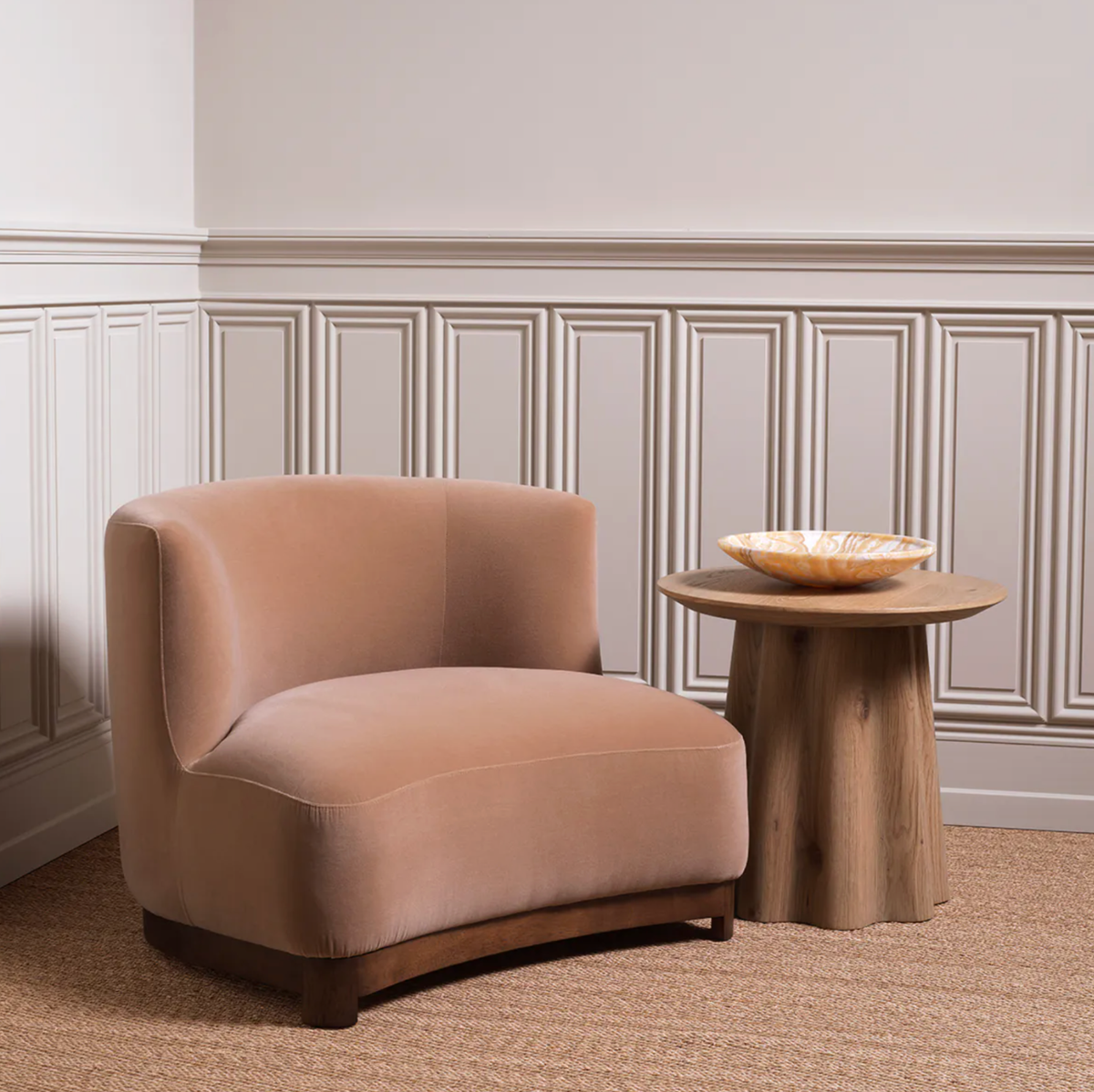 Stelvio Chair in Morris Merino Camel