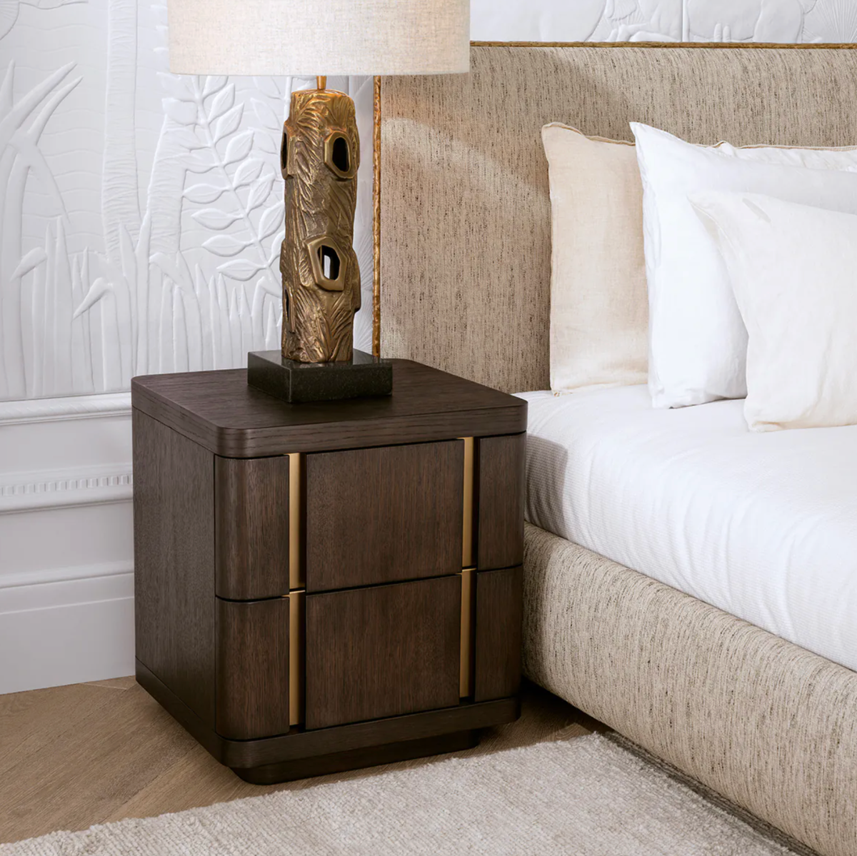 Small Nightstand Modesto in Mocha