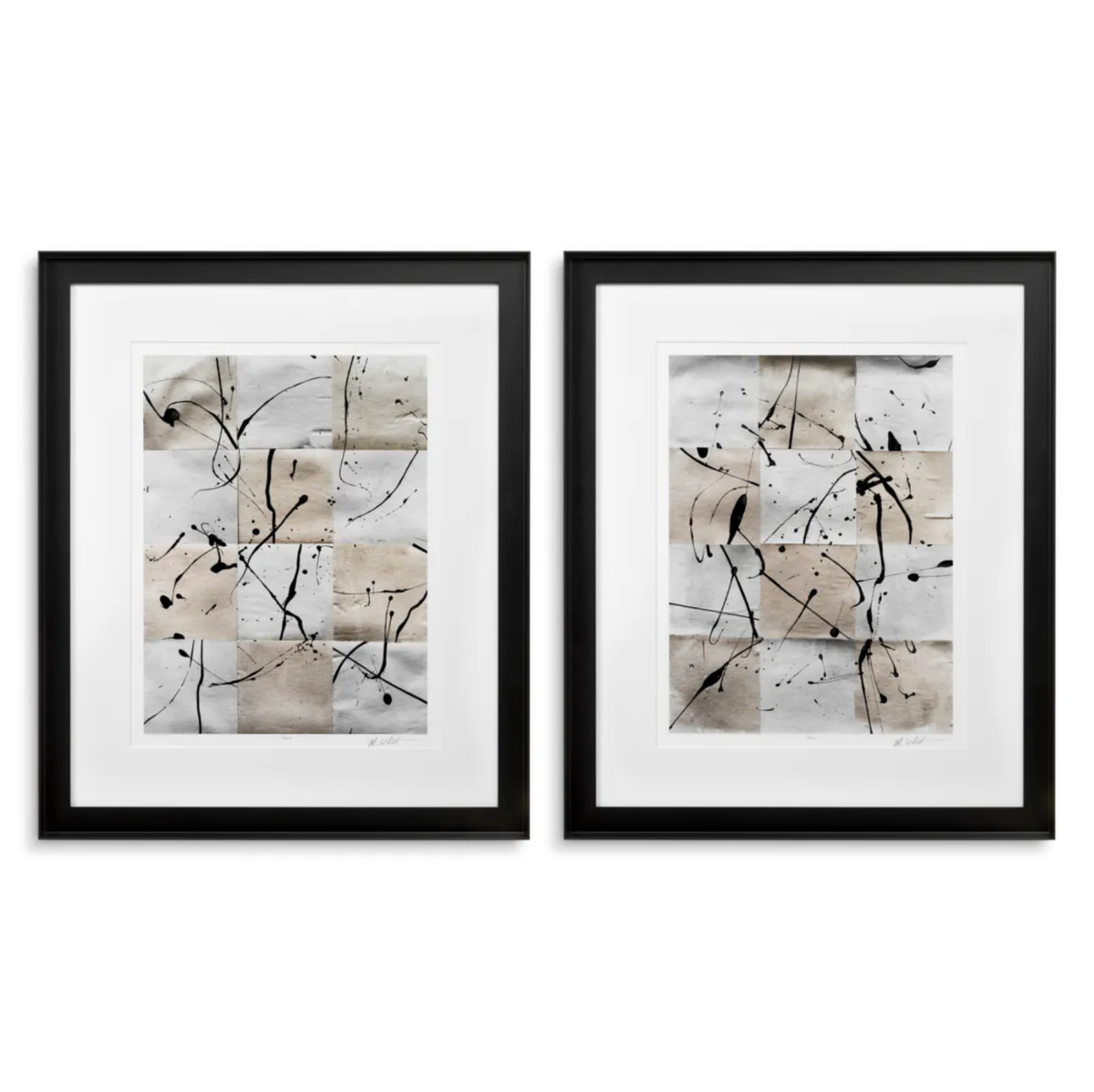 Print Ink Casting by Michael Willett - Set of 2