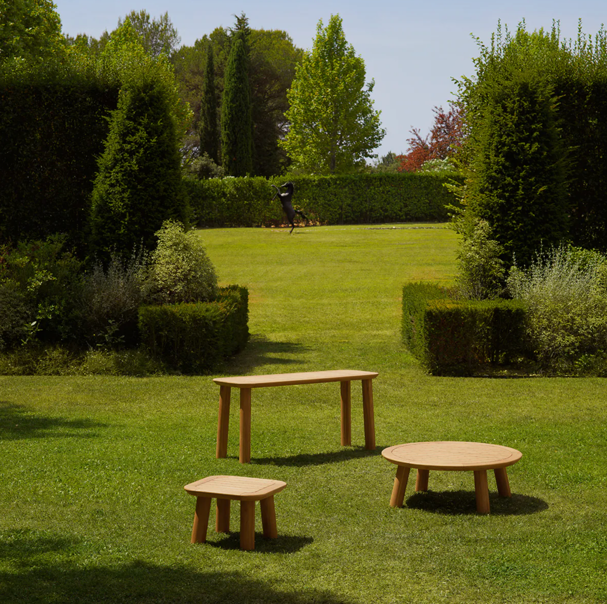 Outdoor Coffee Table Weston in Natural Teak