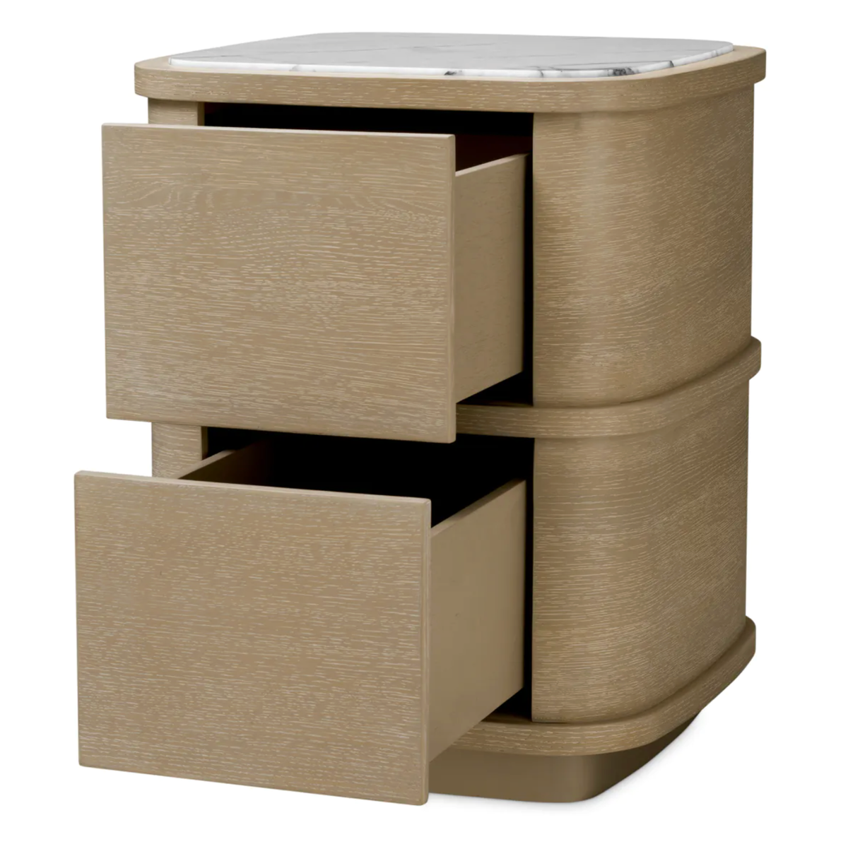 Small Nightstand Cabana in Washed Oak