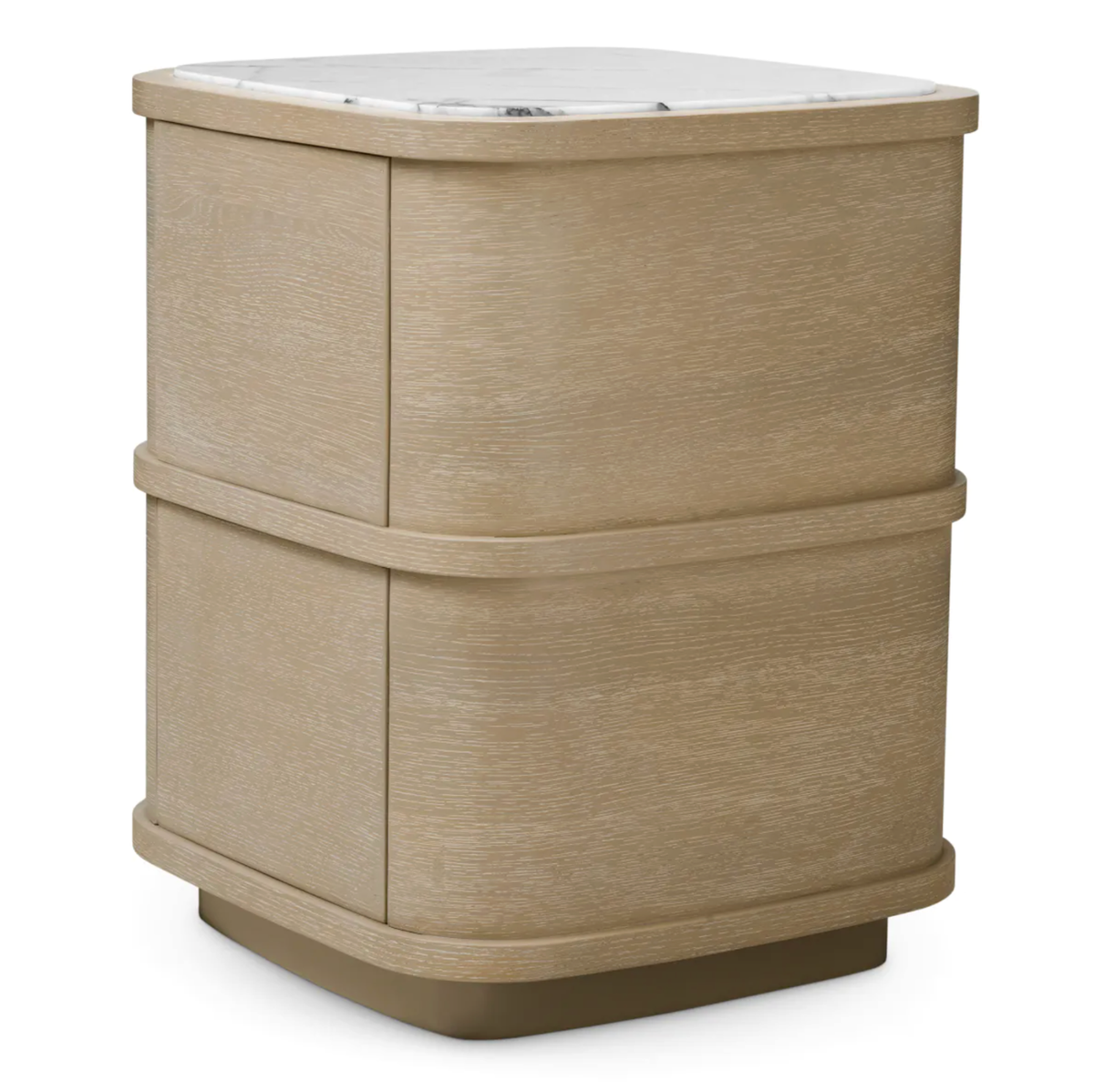 Small Nightstand Cabana in Washed Oak