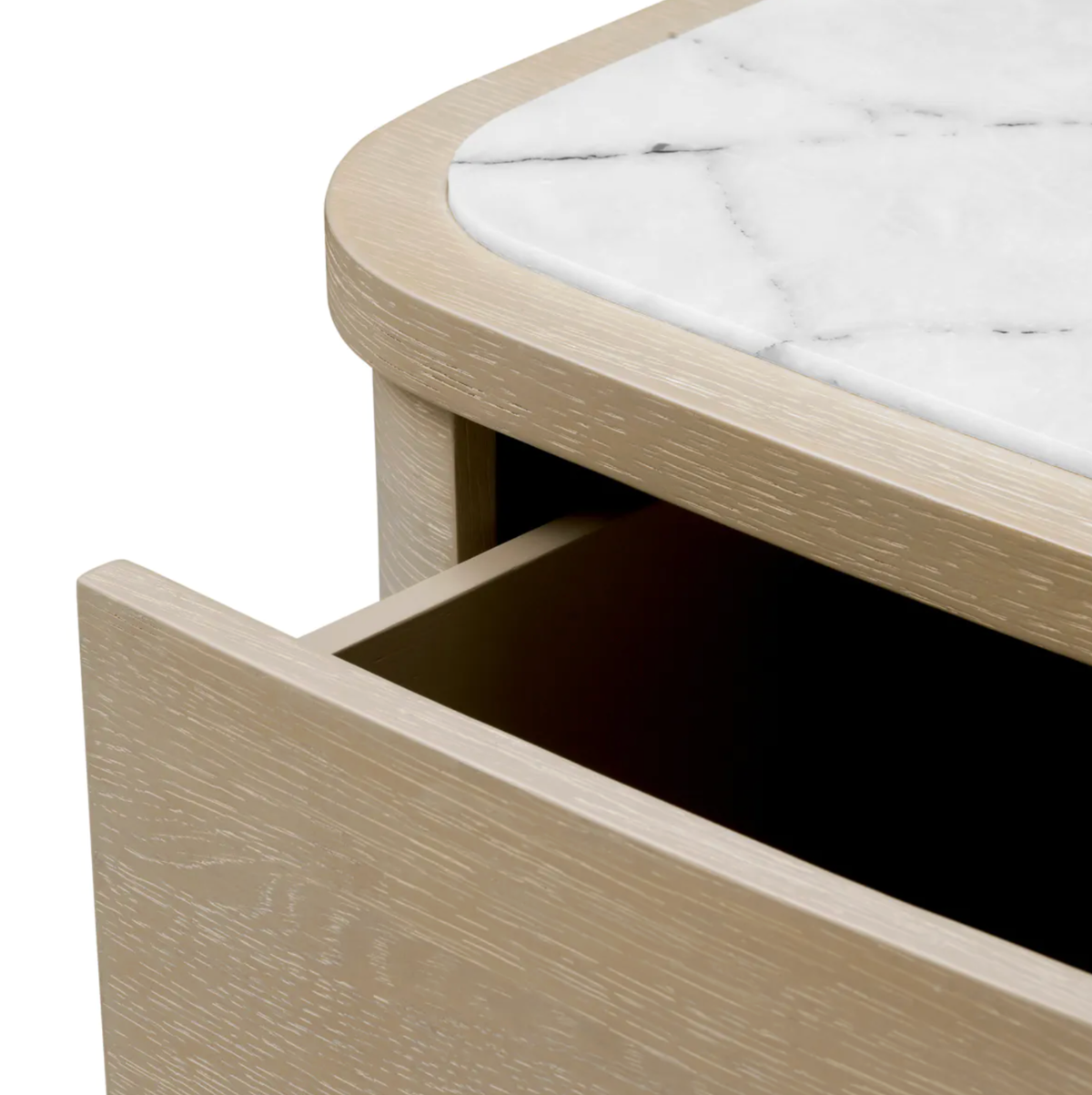 Small Nightstand Cabana in Washed Oak
