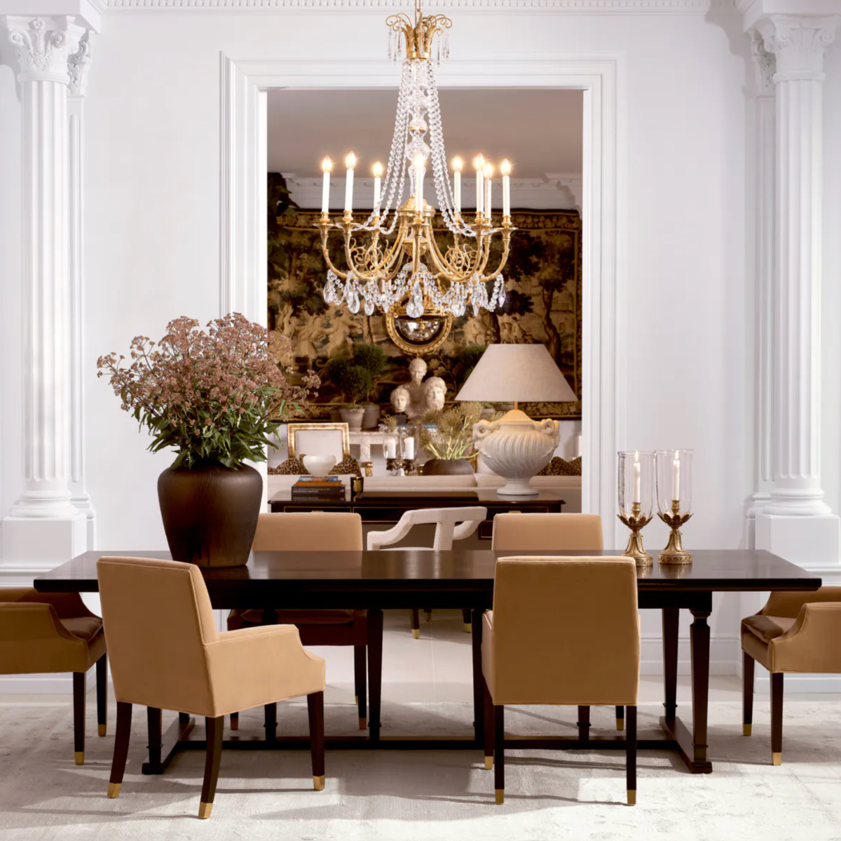 Americana Dining Table in Black - 300cm
