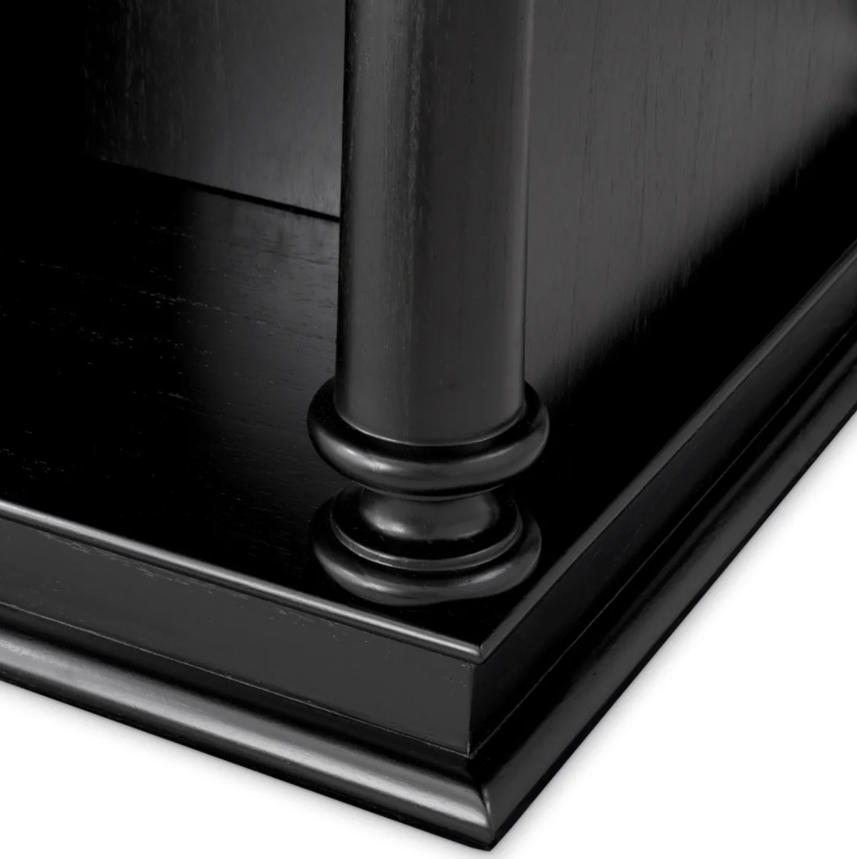 Centre Library Table in Black - 300cm