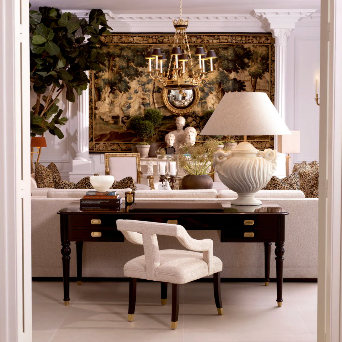 Wimbledon Desk in Black