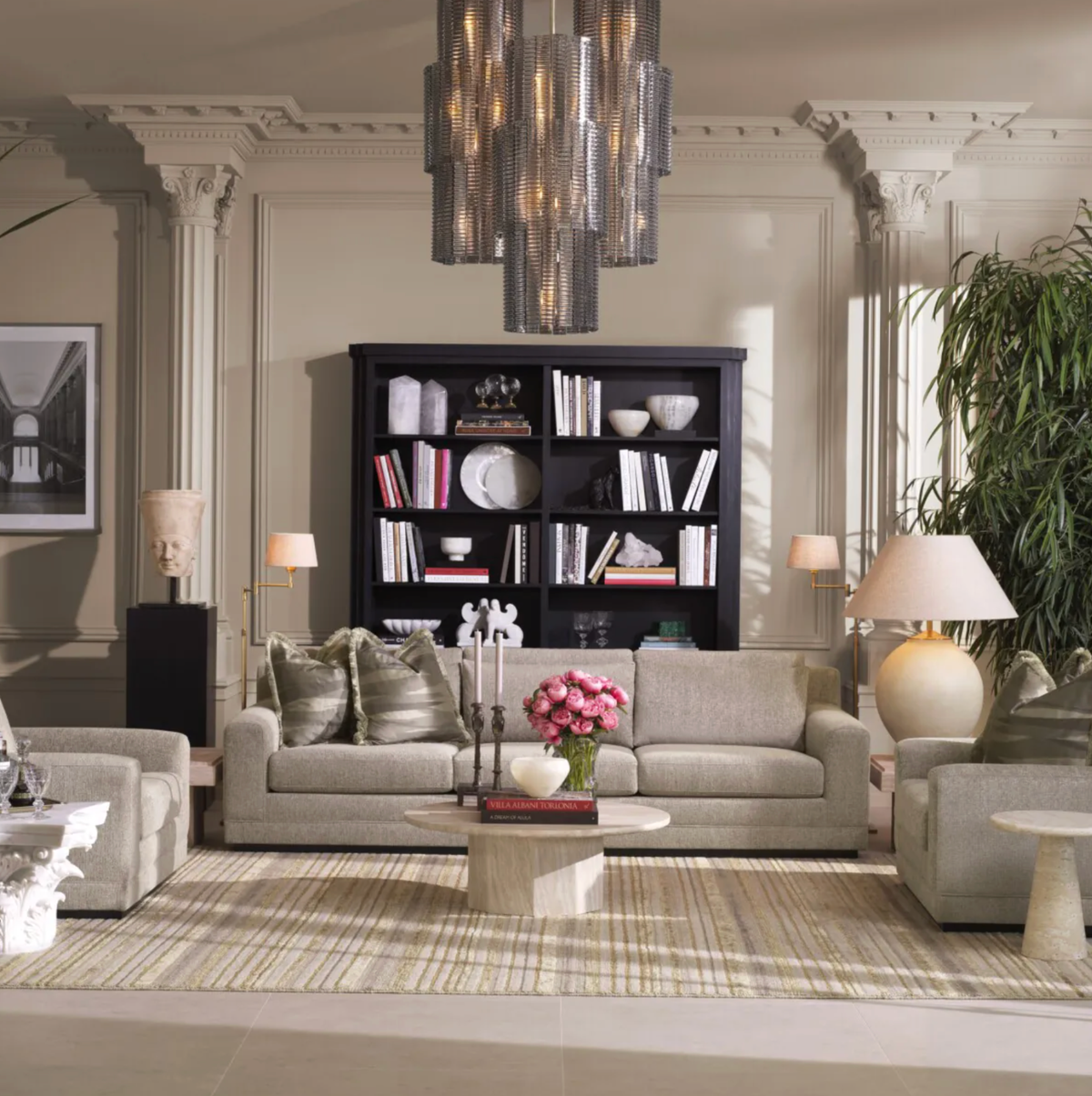 Imperial Chandelier with Smoked Glass