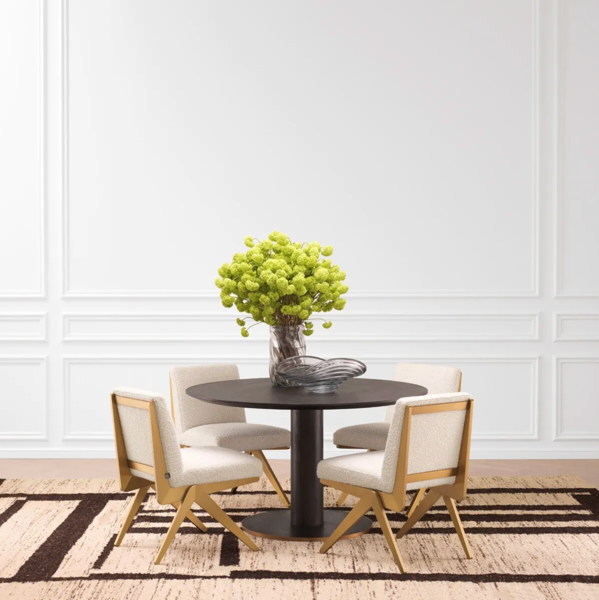Fico Dining Chair in Cream Boucle