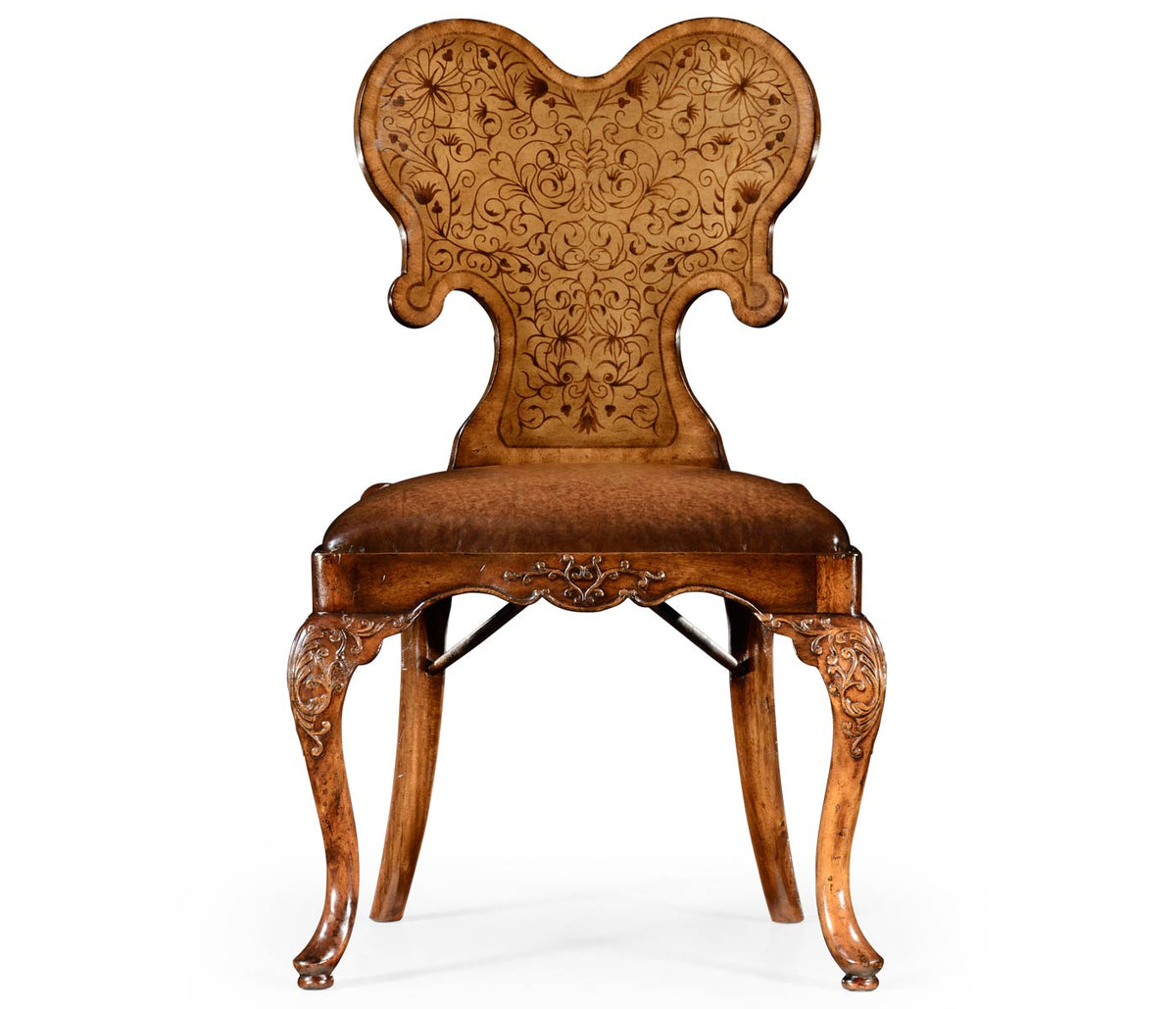 Seaweed Marquetry Side Chair
