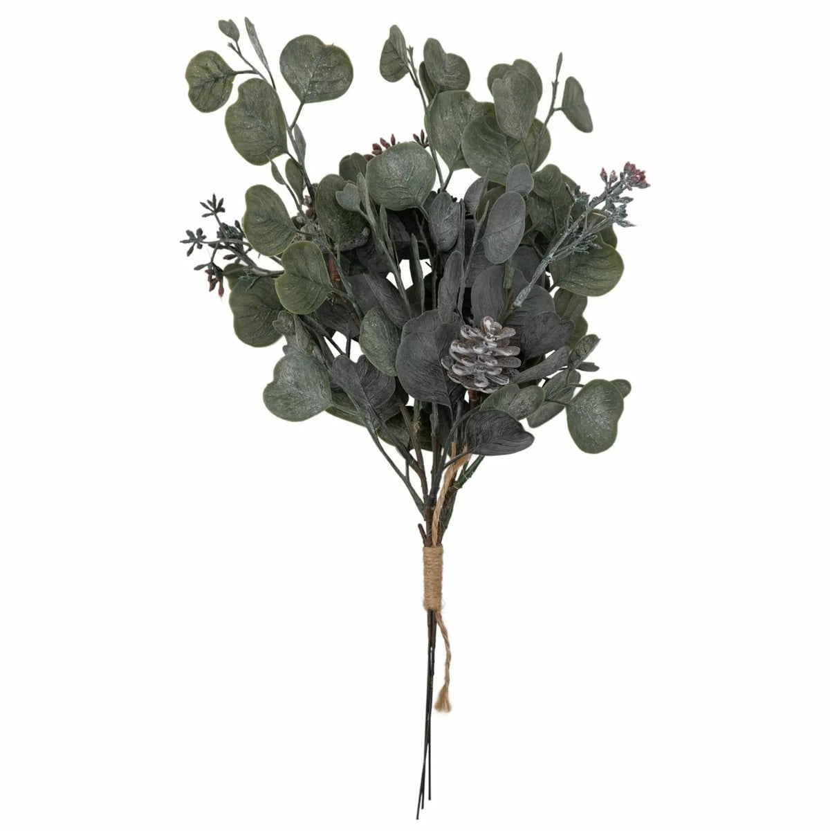 Seeded Eucalyptus Bundle Dusky Green Set of 3