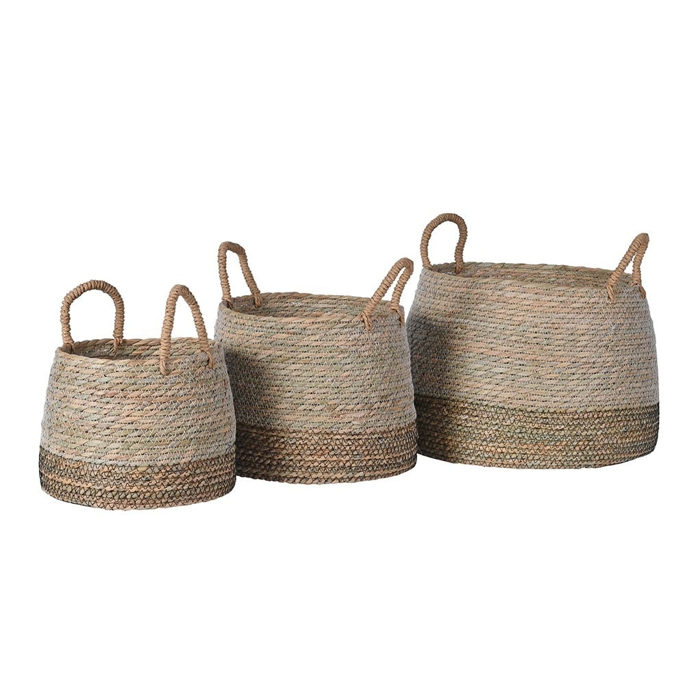 Rush Baskets Set of 3