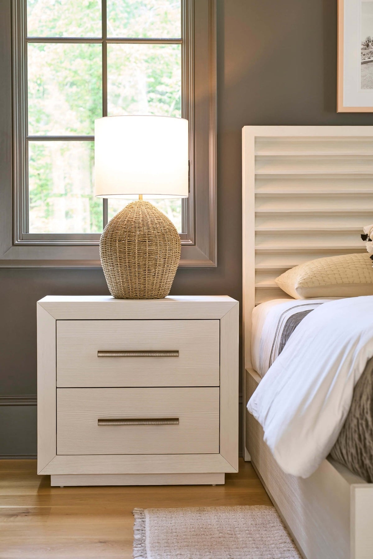 Shoreline 2-Drawer Bedside Table