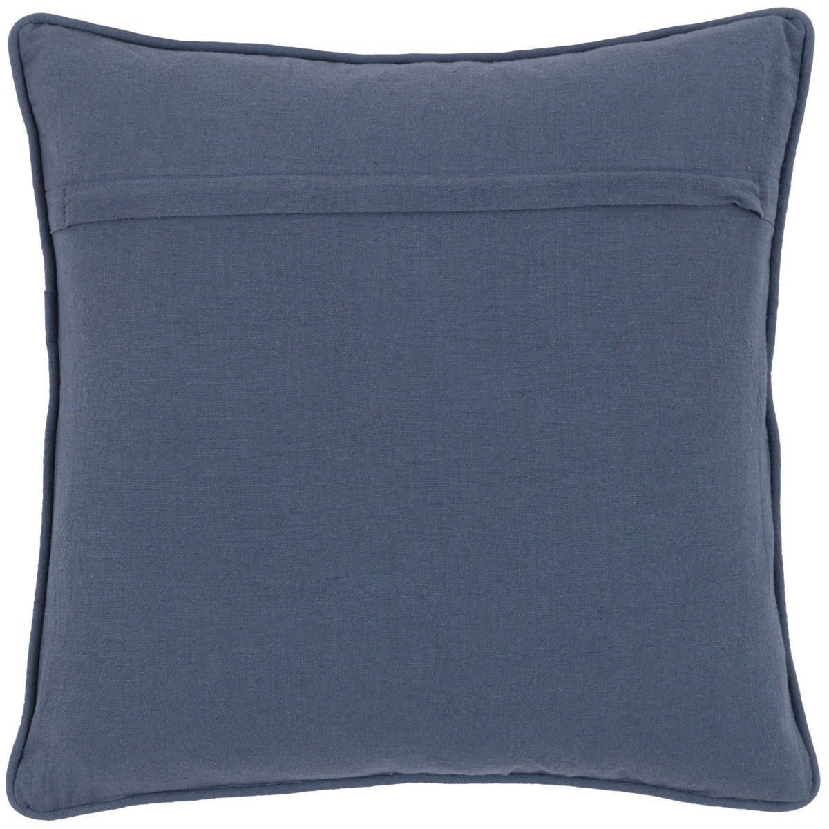 Sierra Ikat Embellished Cushion in Navy Blue