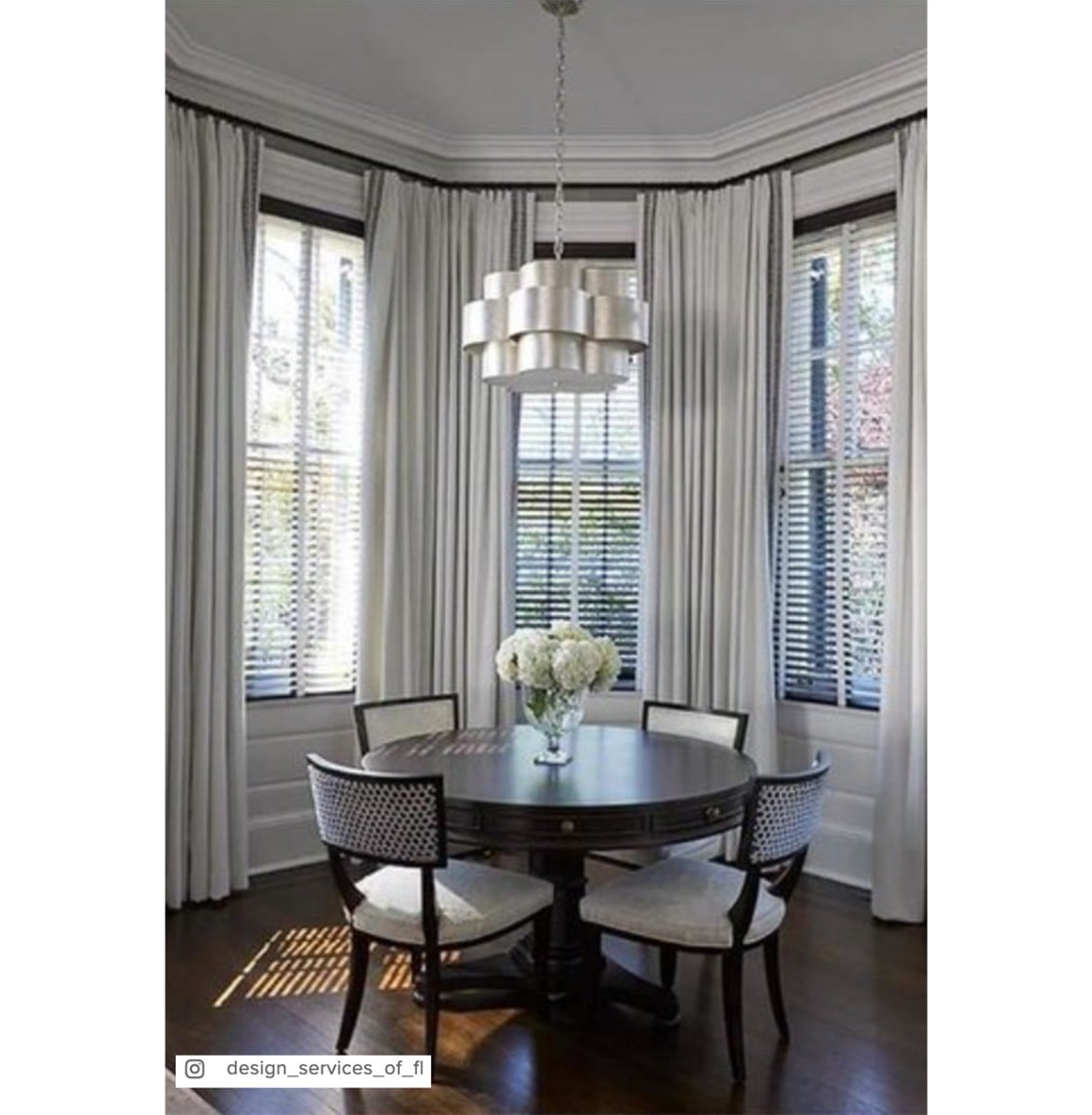 Arabelle Hanging Shade | Burnished Silver Leaf