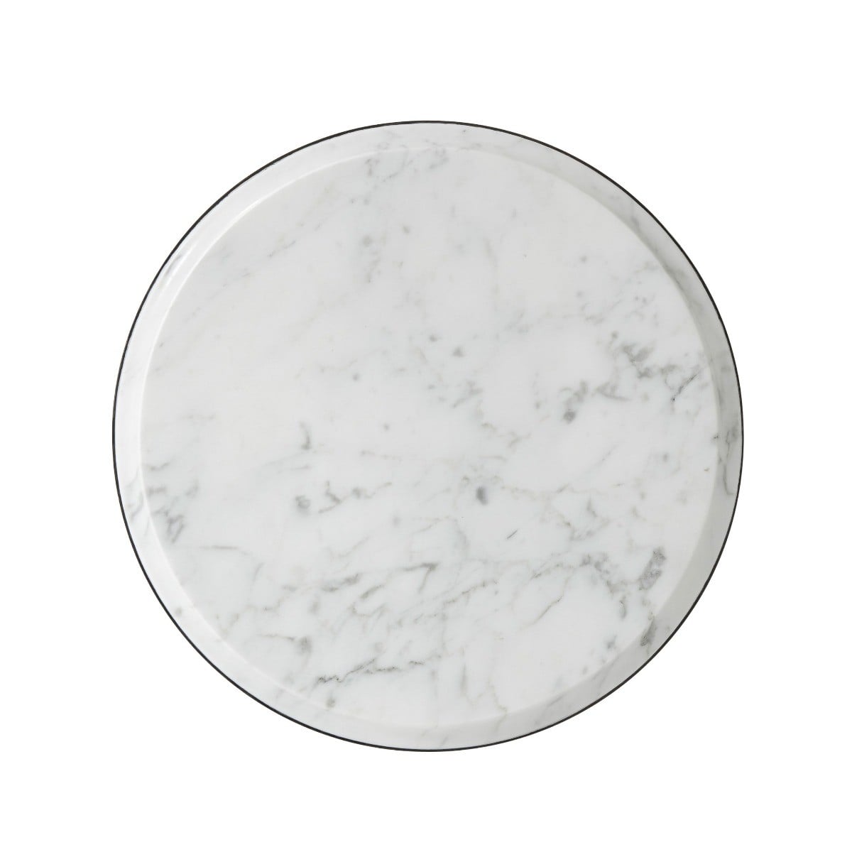 Contour Side Table in Taupe and Pearl - Small