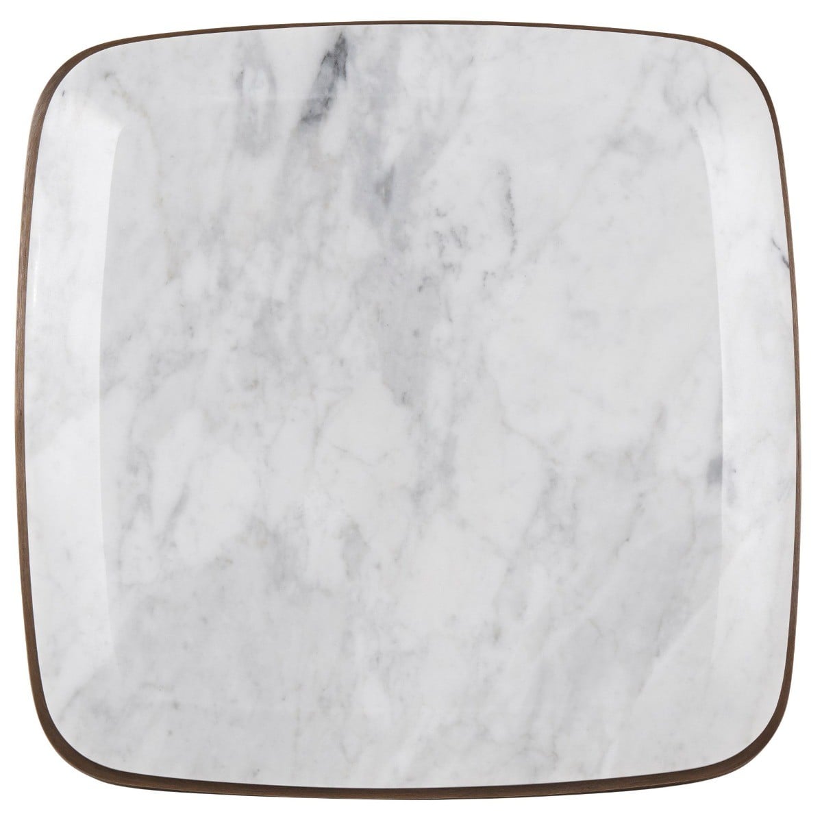 Converge Marble Accent Table in Caribbean Cask
