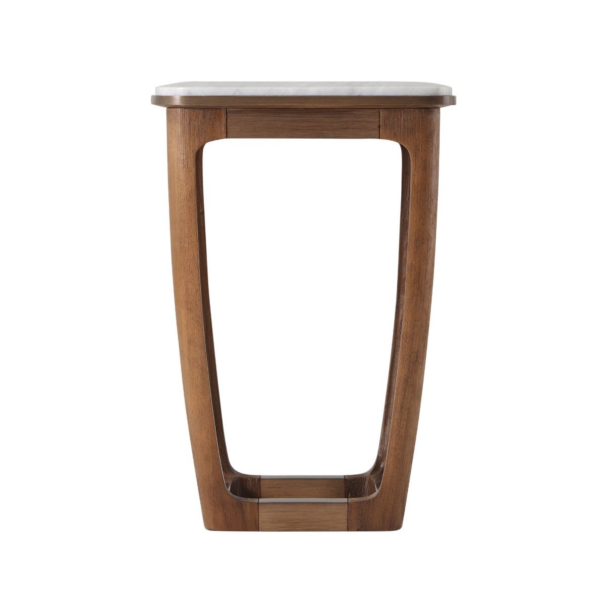 Converge Marble Accent Table in Caribbean Cask