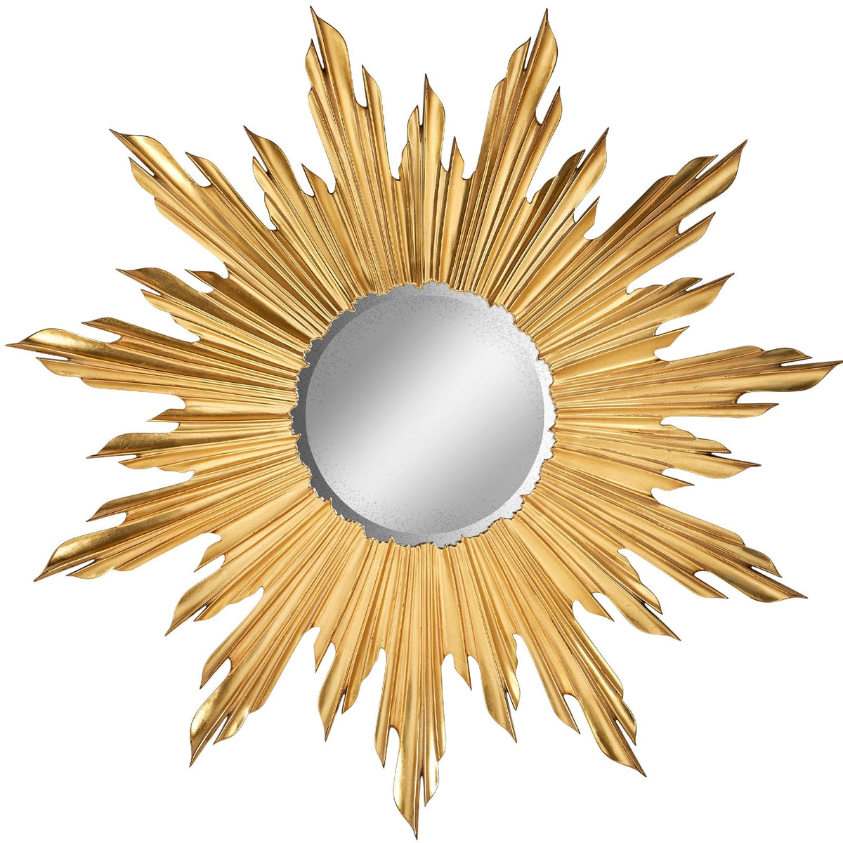 Sunburst Wall Mirror in Gold - Small