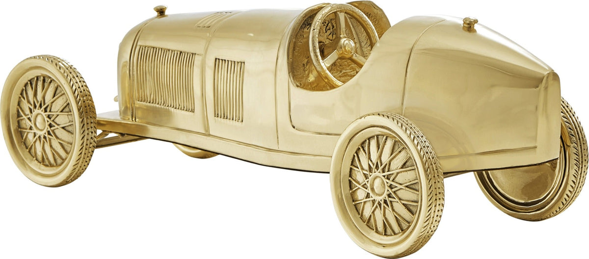 Mille Miglia Mark Car Sculpture in Brass