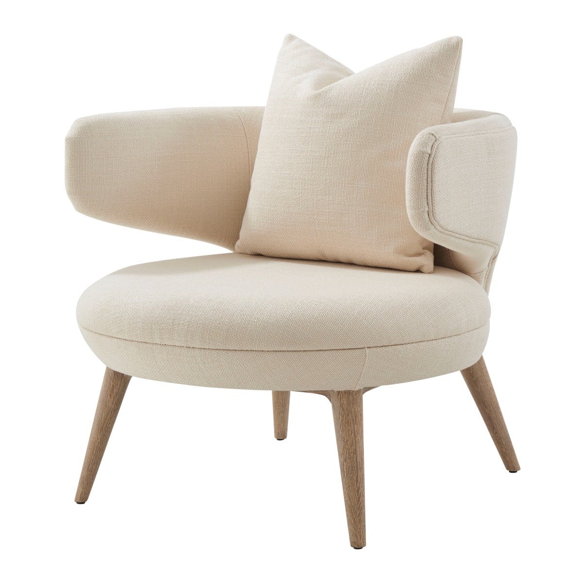 Repose Wooden Upholstered Occasional Chair