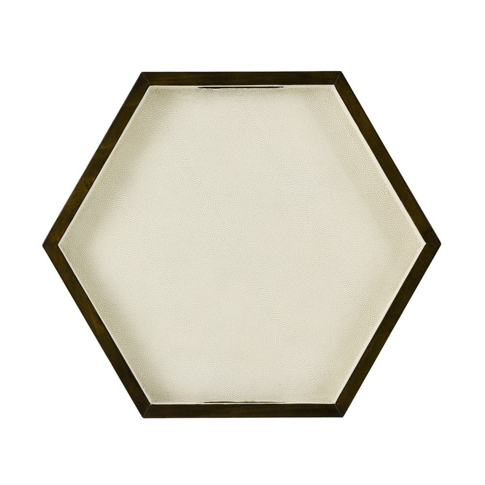 Radium Hexagonal Accent Table in Overcast