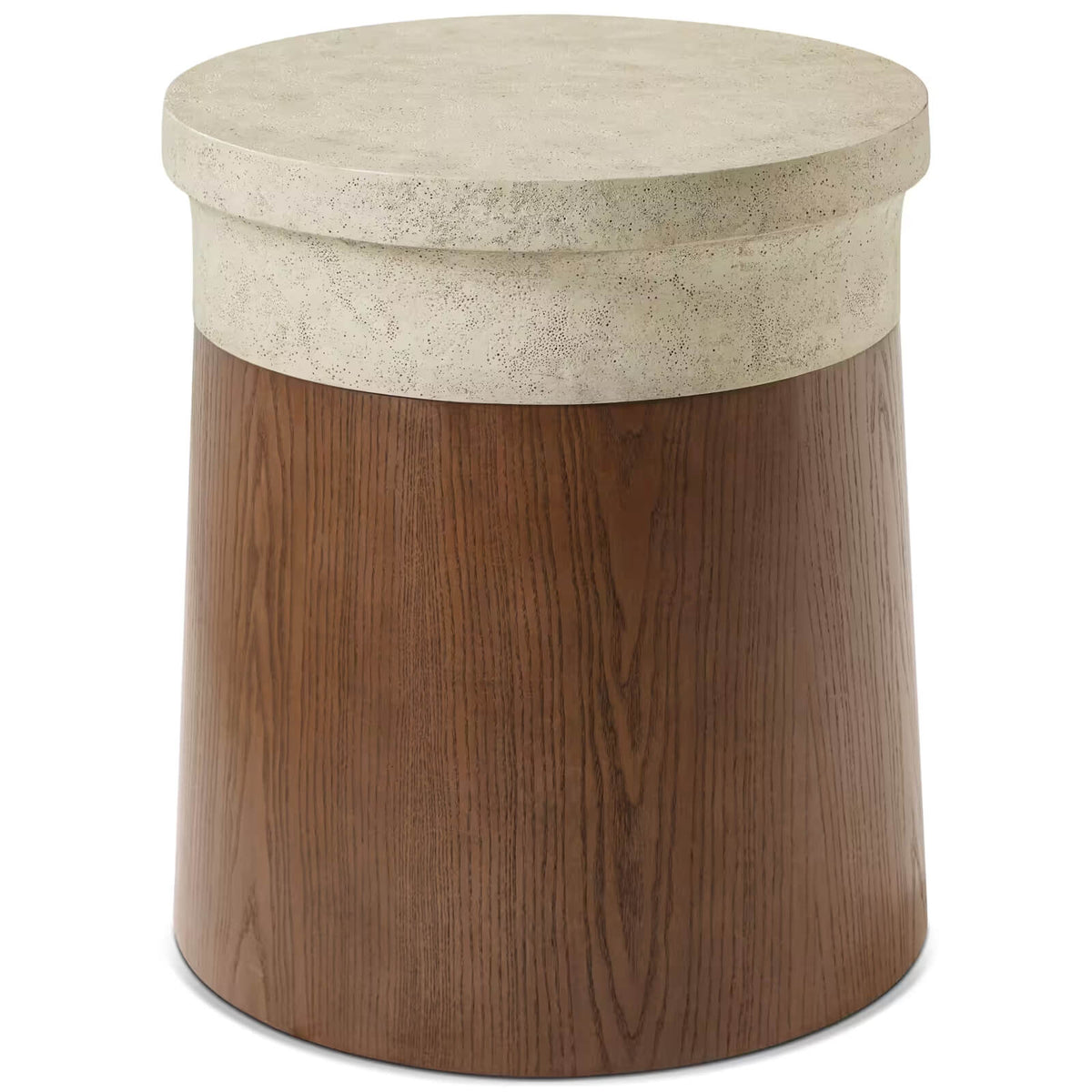 Catalina Round Side Table in Dune