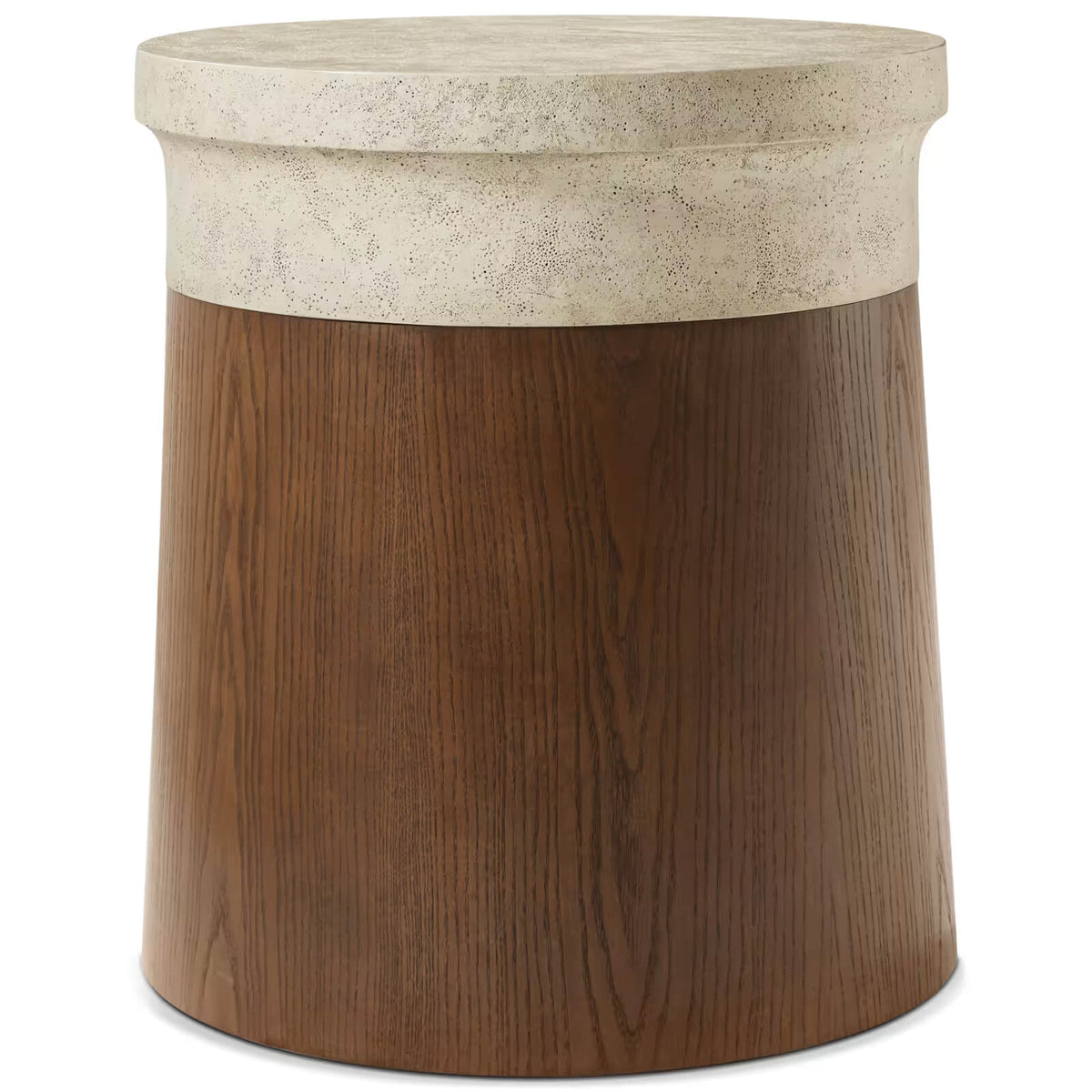 Catalina Round Side Table in Dune