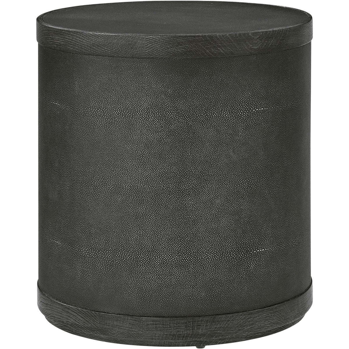 Maxwell Drum Side Table Dark