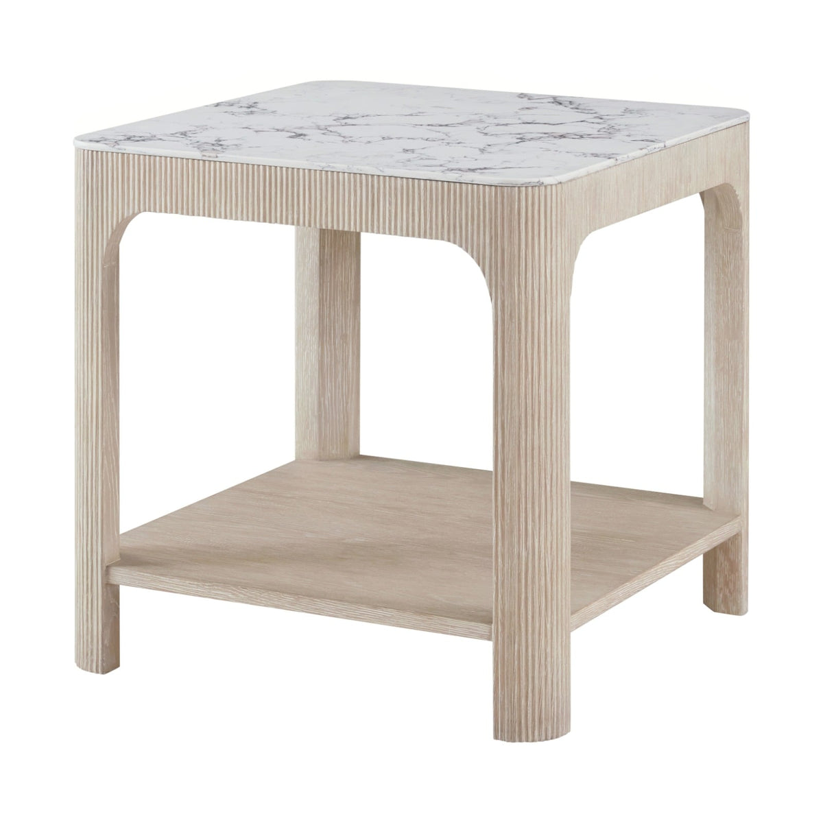 Horizon Square Quartz Side Table