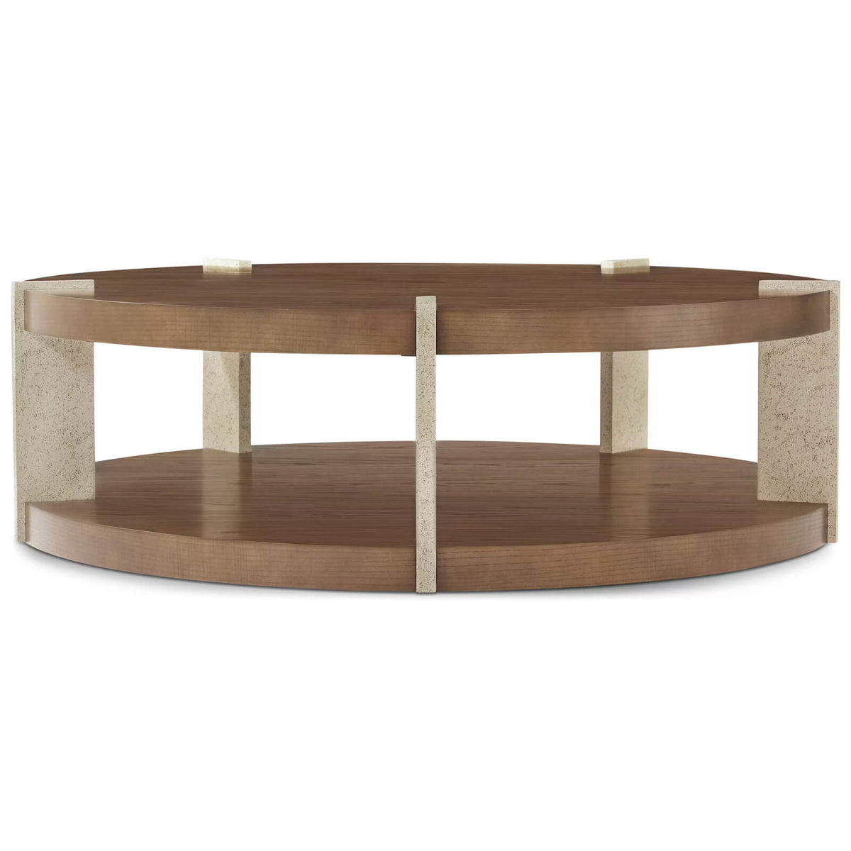 Catalina Round Coffee Table in Earth