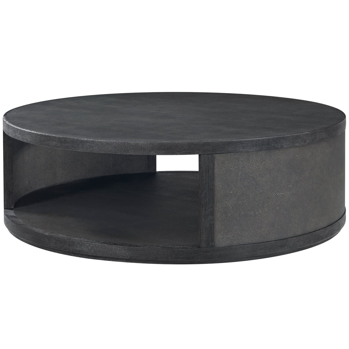 Maxwell Round Coffee Table Small Dark