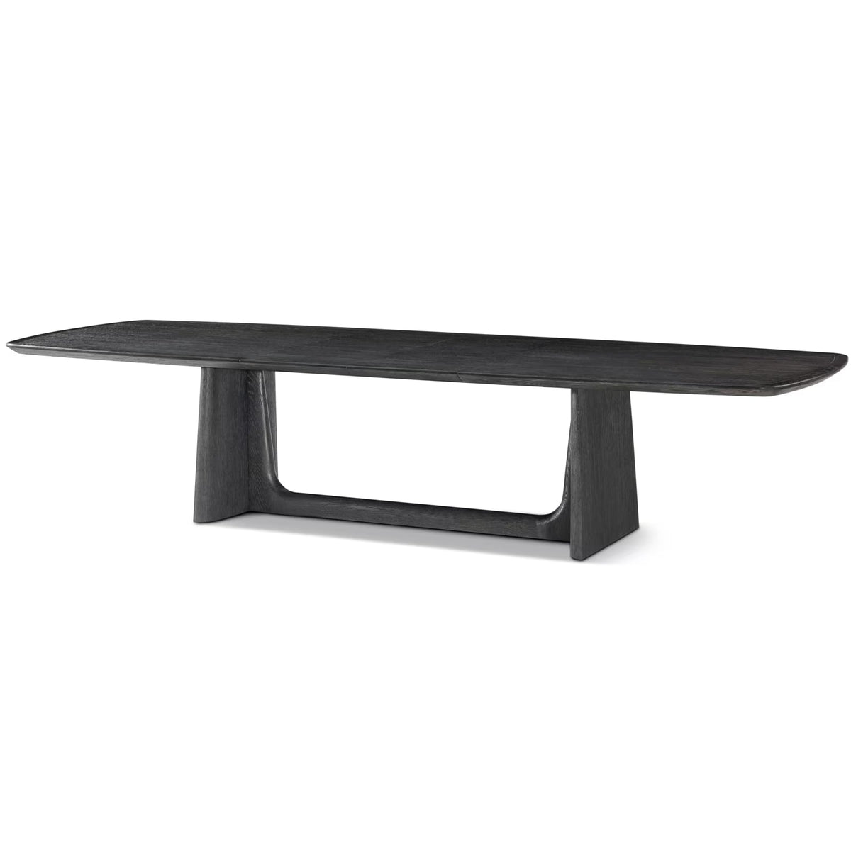 Repose Extending Dining Table in Charcoal Oak - 249-341cm