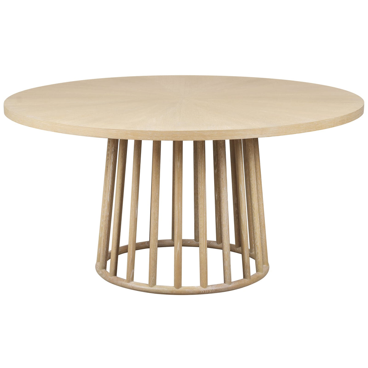 Montauk Round Dining Table in Light - 152cm