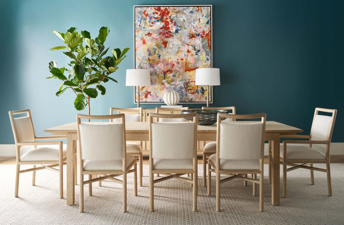 Montauk Rectangular Extending Dining Table in Light - 213cm -305cm