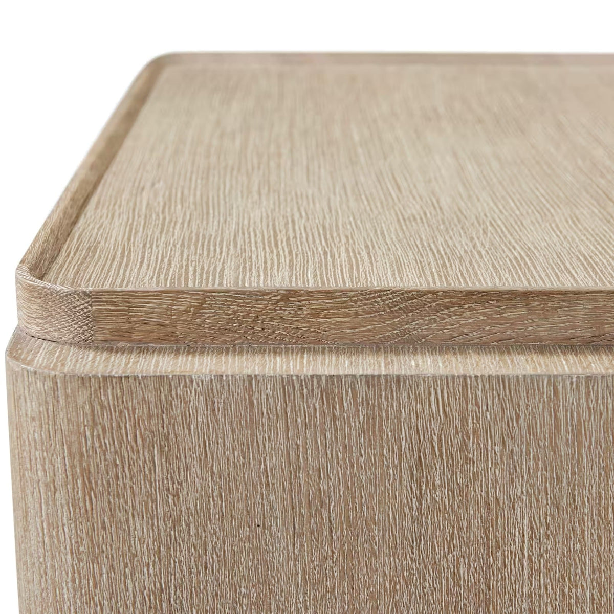 Repose Closed Bedside Table in Grey Oak
