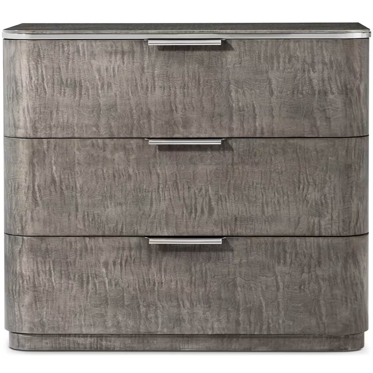 Hudson Bedside Table in Pebble Grey