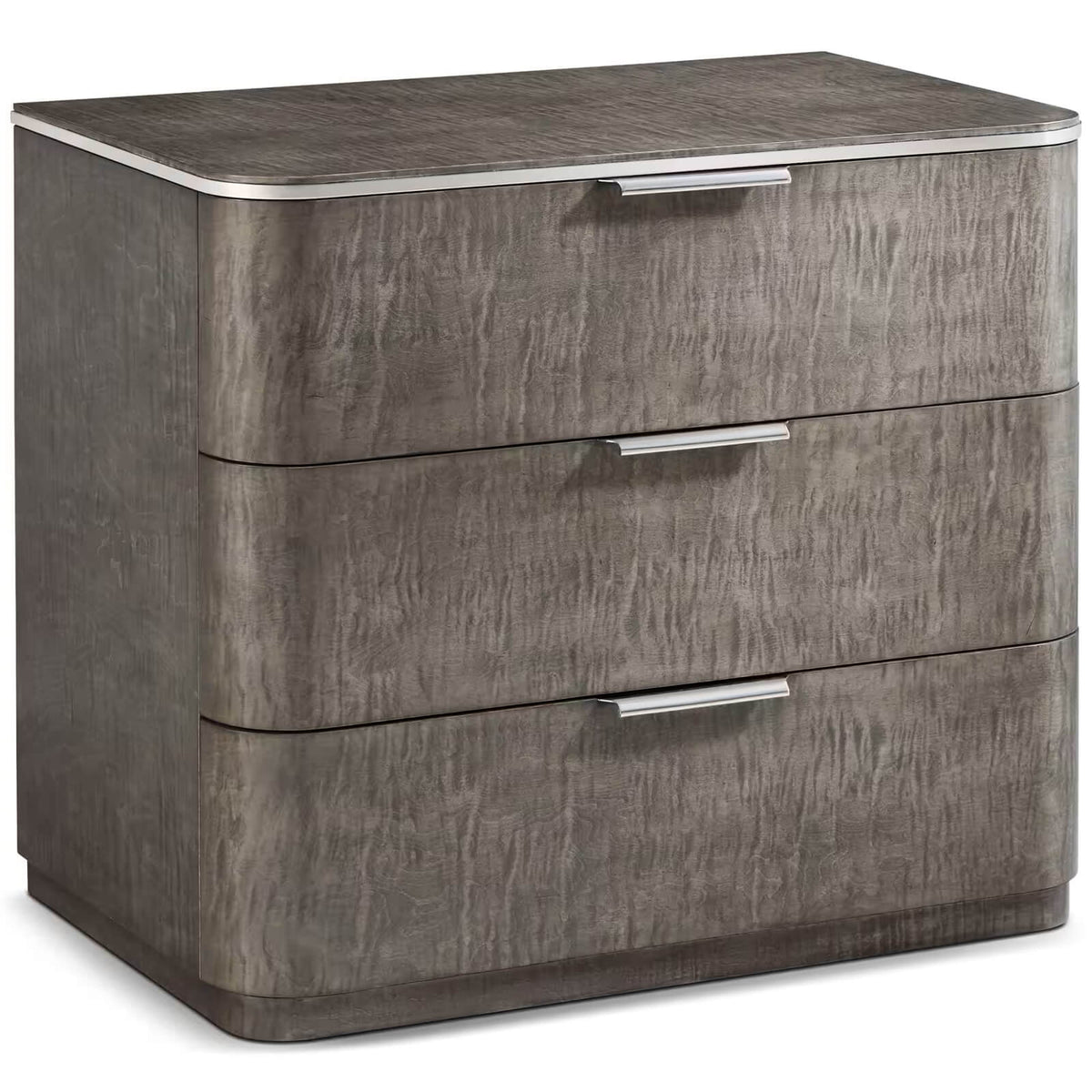 Hudson Bedside Table in Pebble Grey