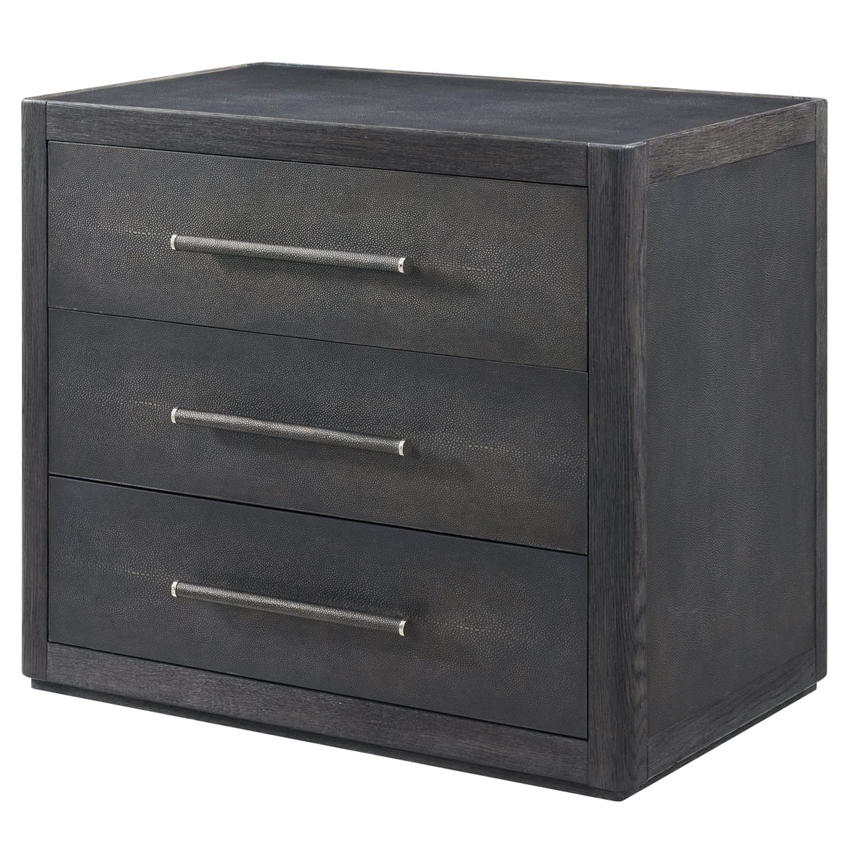 Maxwell 3-Drawer Bedside Table II Dark