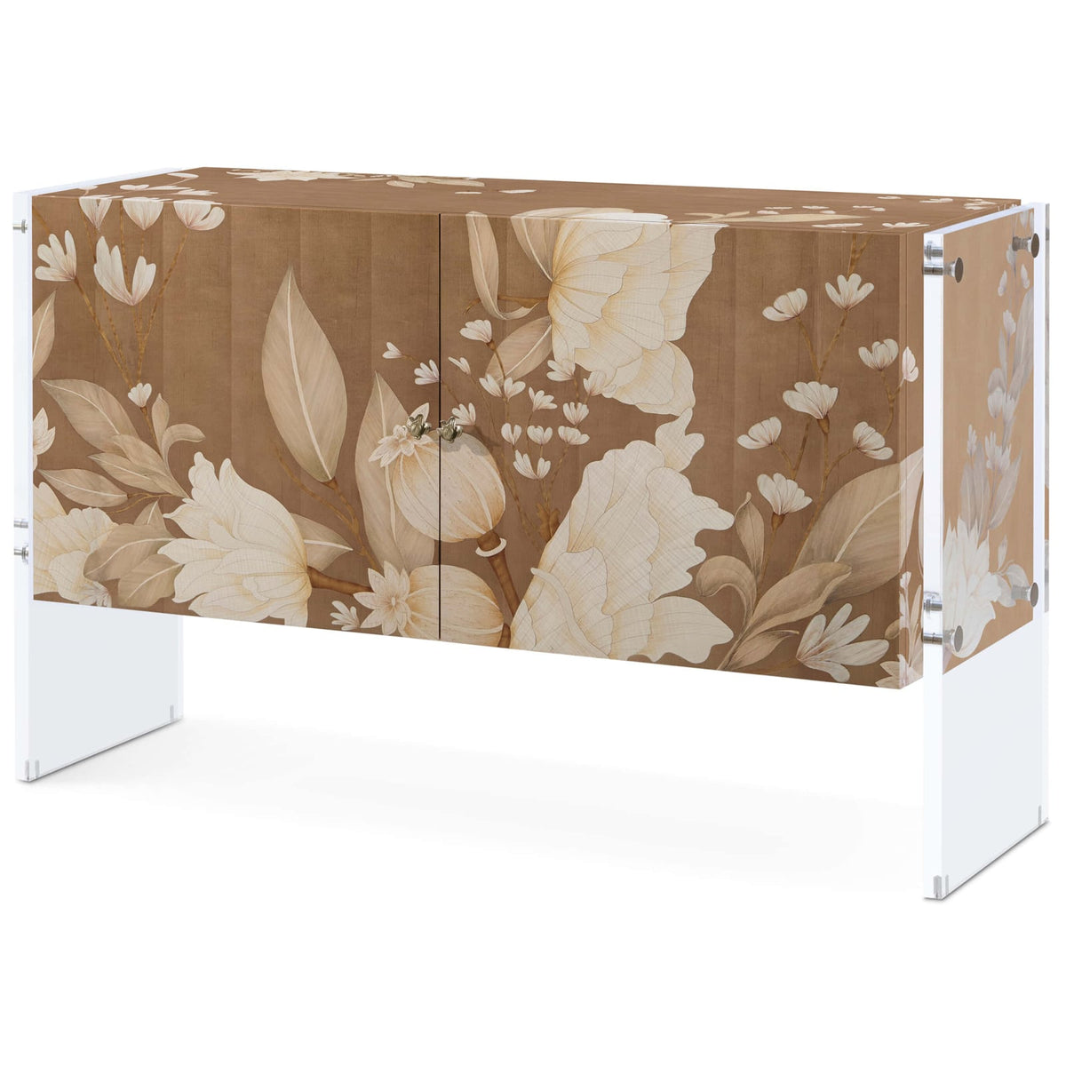 Bouquet 2 Door Cabinet in Toasted Cashew