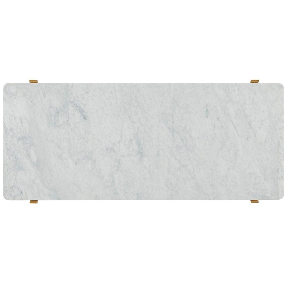 Kesden Bianco Marble Top Desk