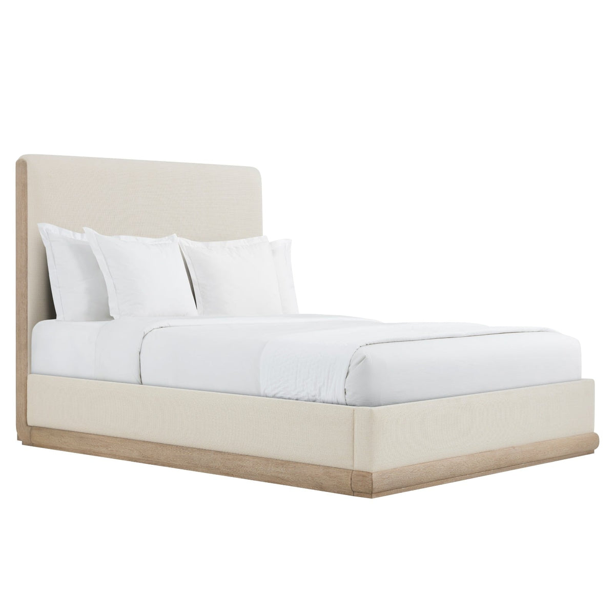 Repose Upholstered Bed in Grey Oak - UK King
