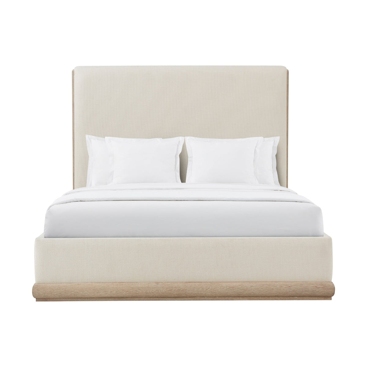Repose Upholstered Bed in Grey Oak - UK King