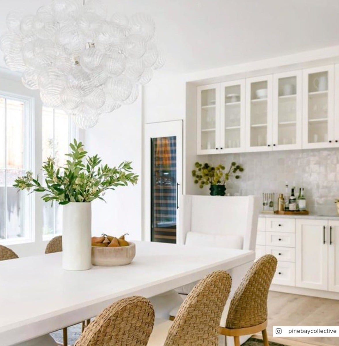 Talia Grande Chandelier | Burnished Silver Leaf