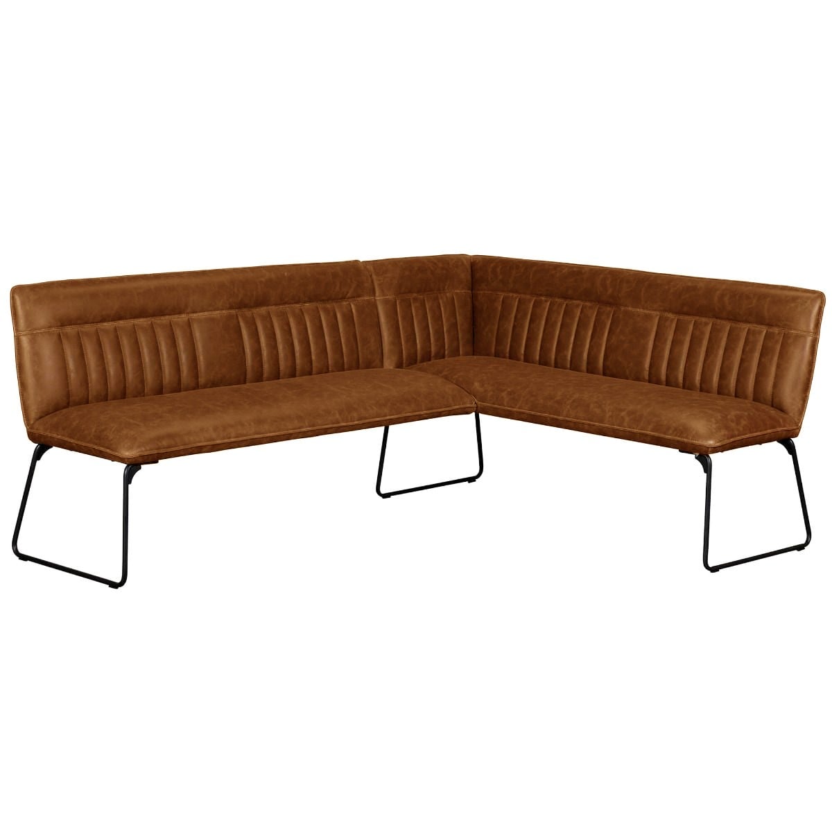 Cooper Left Corner Dining Bench in Tan