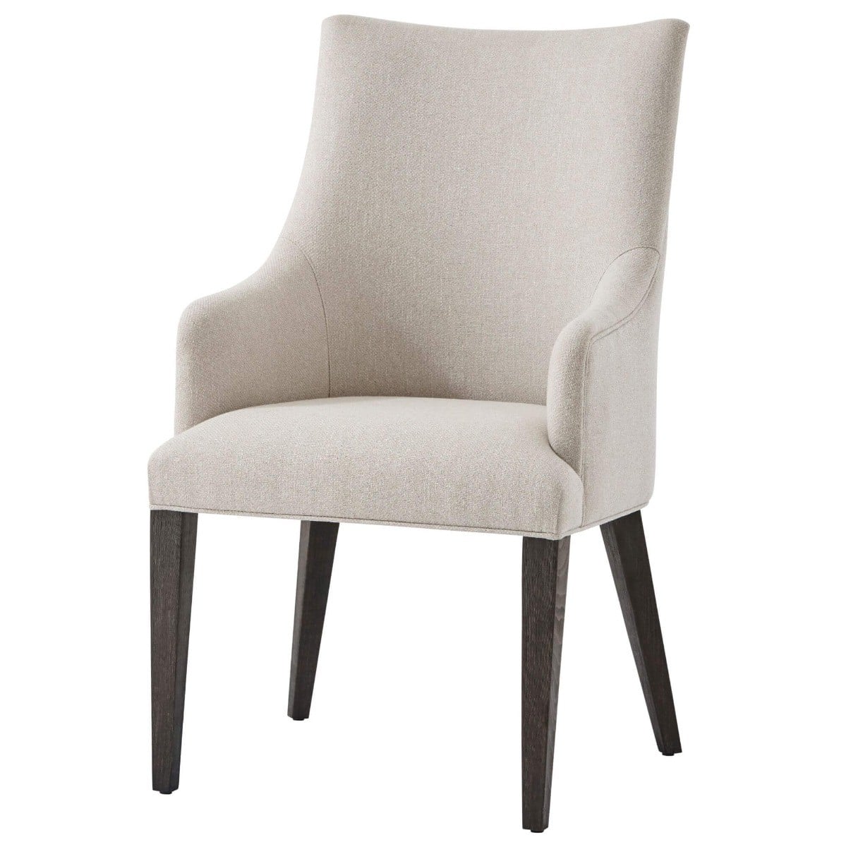 Adele Dining Chair with Arms in Kendal Linen